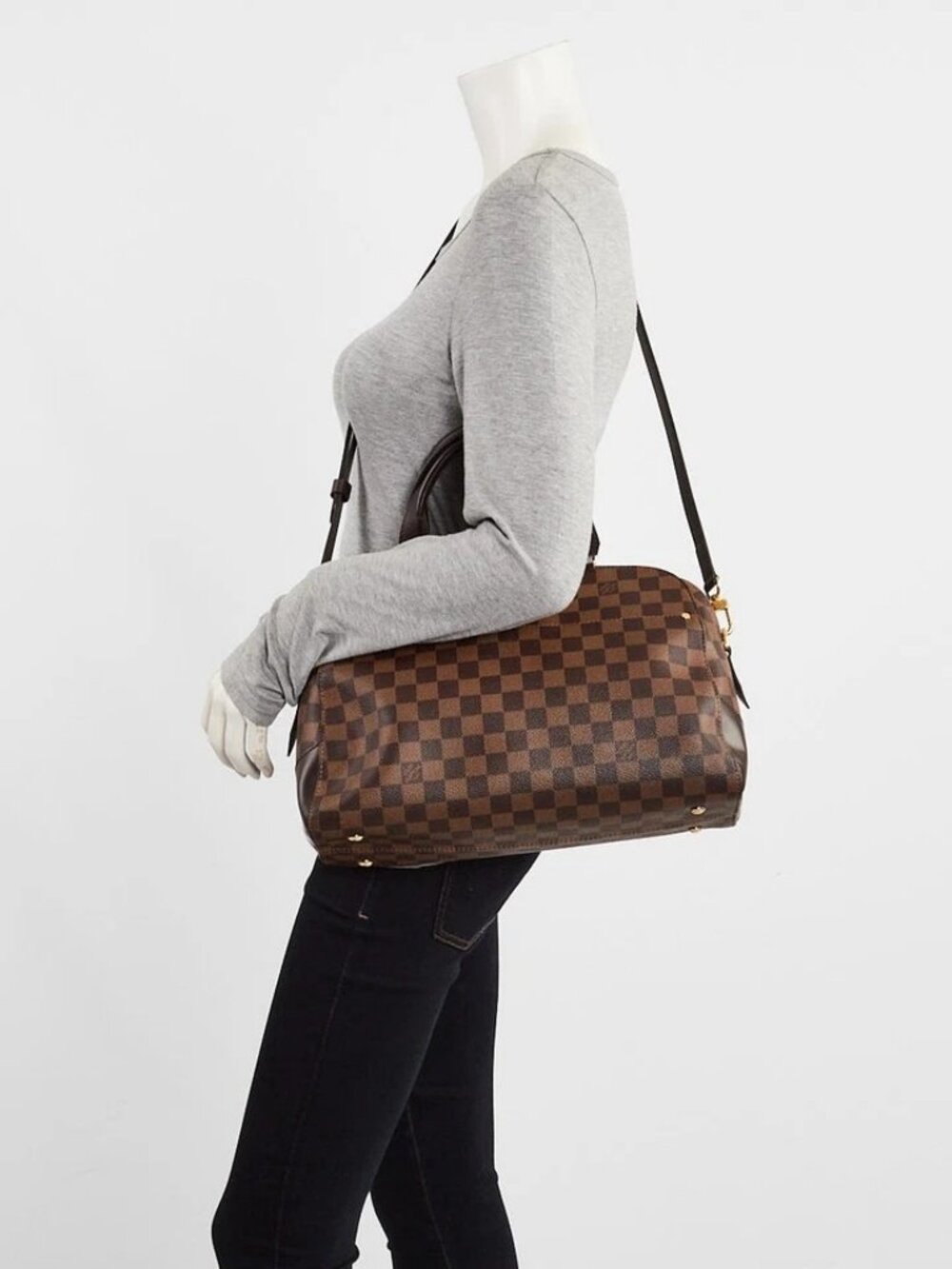 Louis Vuitton Damier Kensington Bowling Bag